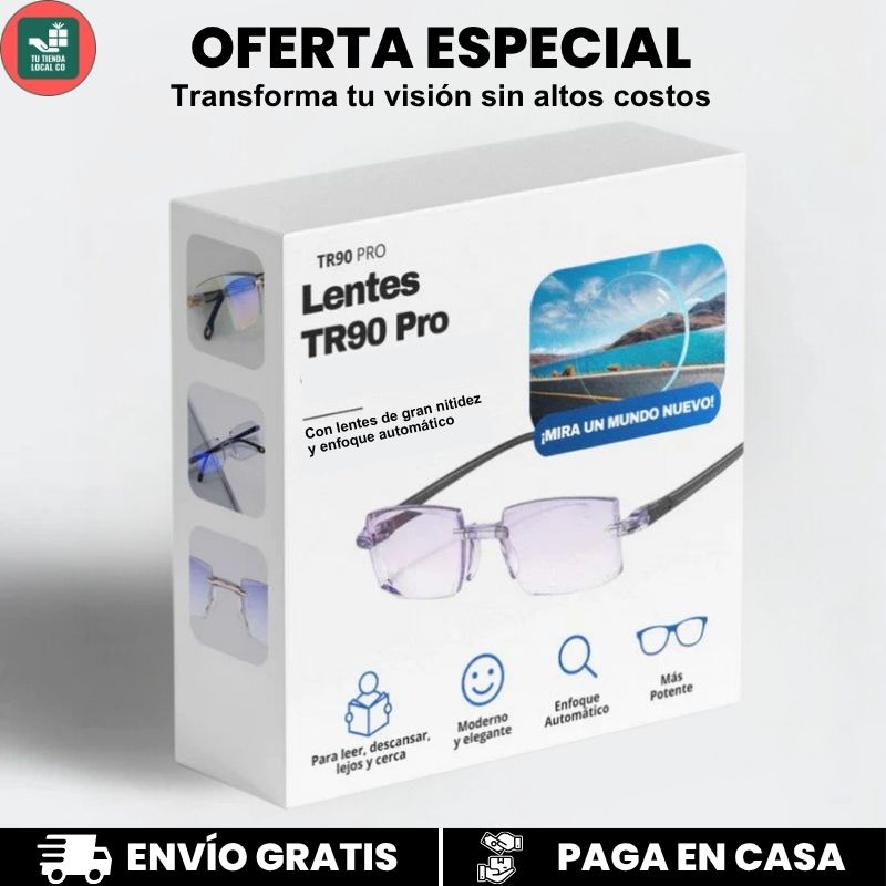 LENTES INTELIGENTES TR90 TITANIUM PRO MULTIFOCALES-FOTOCROMÁTICOS – PAGUE 1 Y LLEVE 2 !