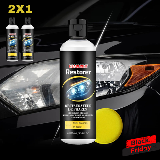 Restorer Pro Max Kit de Restauración de Faros 2x1