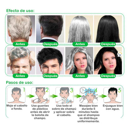 Shampoo Black Hair -Cubre Canas