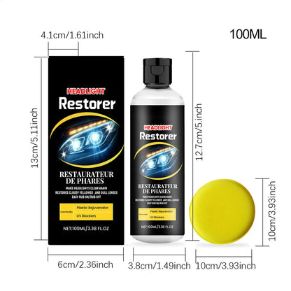 Restorer Pro Max Kit de Restauración de Faros 2x1
