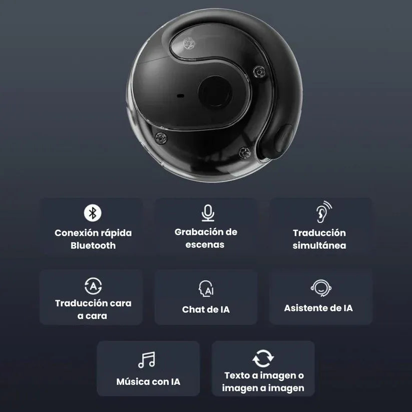 Auriculares Aura Traductor IA